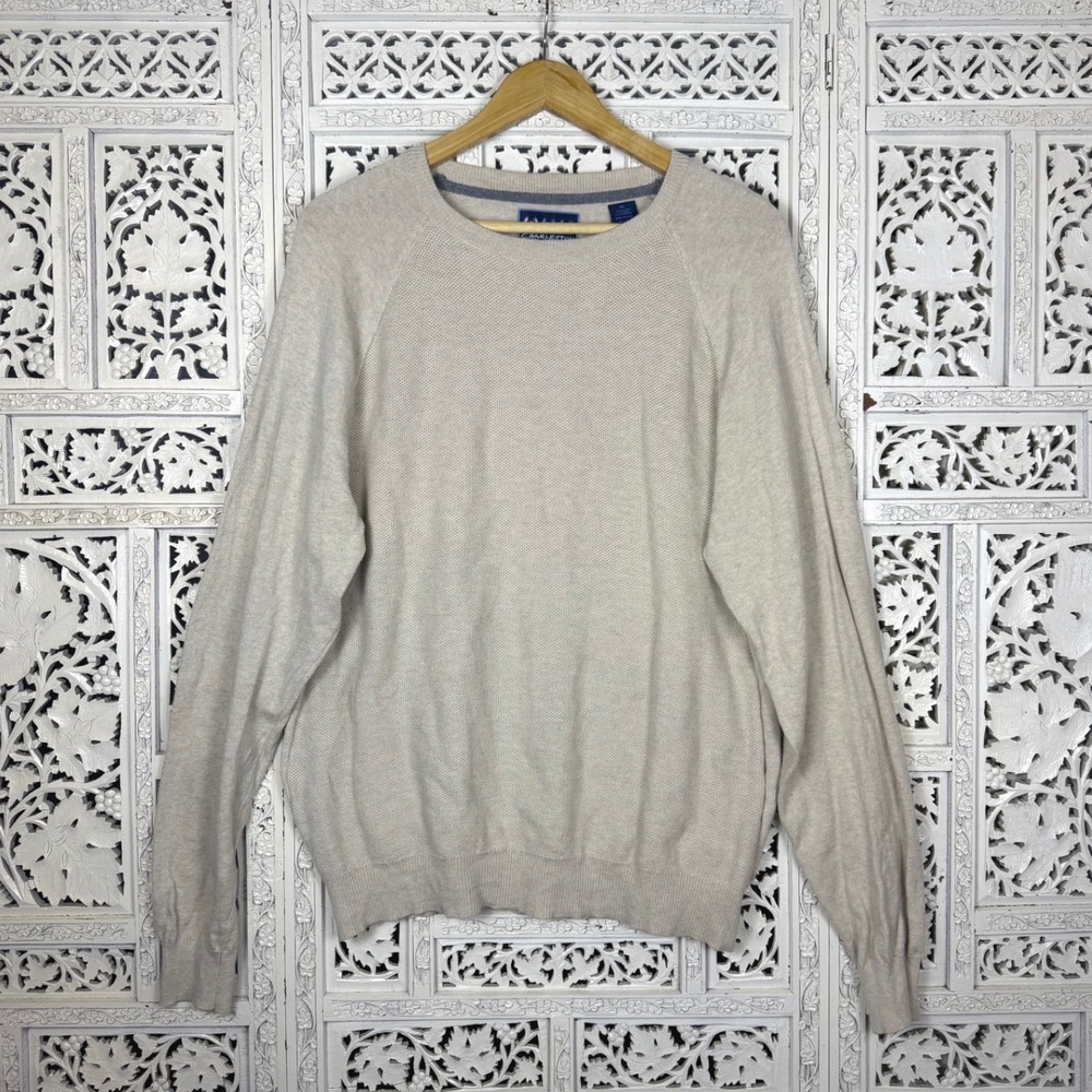 Charleston Threads Cashmere Wool Cotton Sweater Sz XL Neutral Casual‎ Capsule